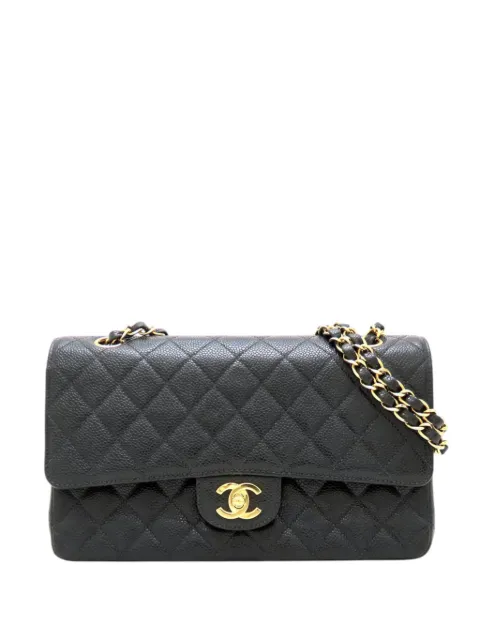 CHANEL Pre-Owned 2003-2004 Medium Classic Caviar Double Flap shoulder bag Black GOG2JTKYEMRX1JQ2