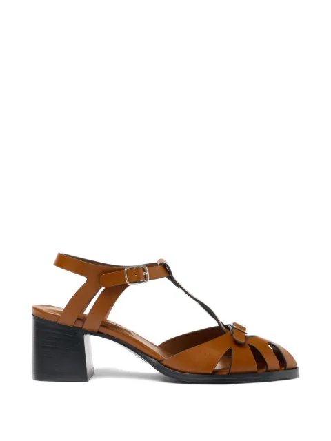 Scarosso Giulia woven caged sandals Brown GIULIASANDCUICALF