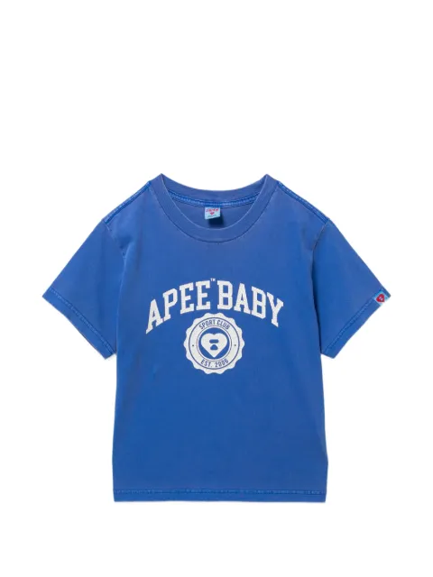 APEE™ by *A BATHING APE® logo-print T-shirt Blue 00CCSM202306L