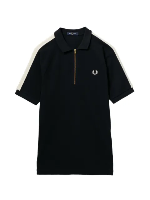Fred Perry logo-embroidered short sleeve polo shirt Blue FFHKFPXPOM2450XMQNYX00M