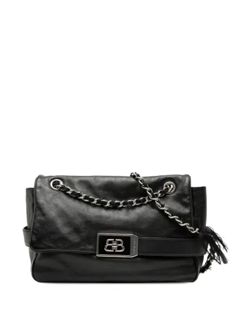 Balenciaga Pre-Owned 2010-2026 Medium Leather Modu shoulder bag Black S1GDPI7BWKP3DJXU