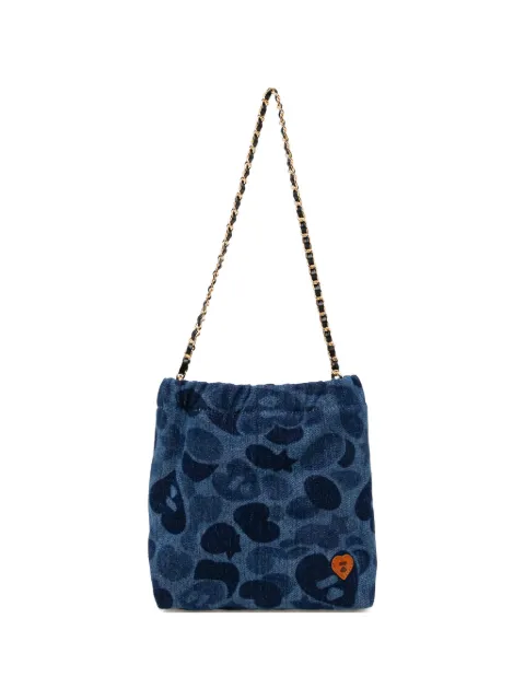 APEE™ by *A BATHING APE® camouflage-print shoulder bag Blue CM20290309