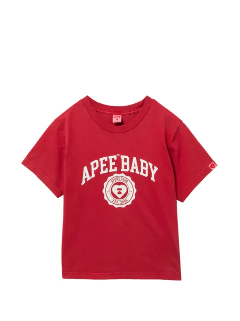 APEE™ by *A BATHING APE® logo-print T-shirt White FFHK0PXTEAS217A6QBDX00S