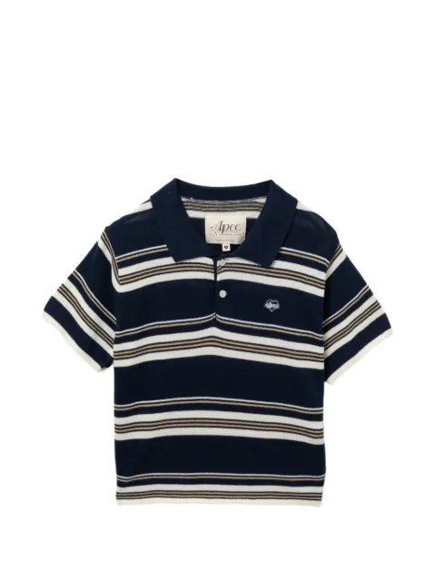 APEE™ by *A BATHING APE® striped polo shirt Blue 00CKNM202325L