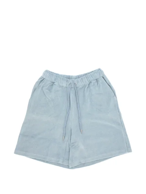 Majestic Filatures drawstring elasticated shorts Blue E26M494FPA2111098