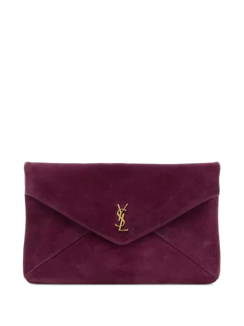 Saint Laurent envelope clutch Purple 8515901U80W