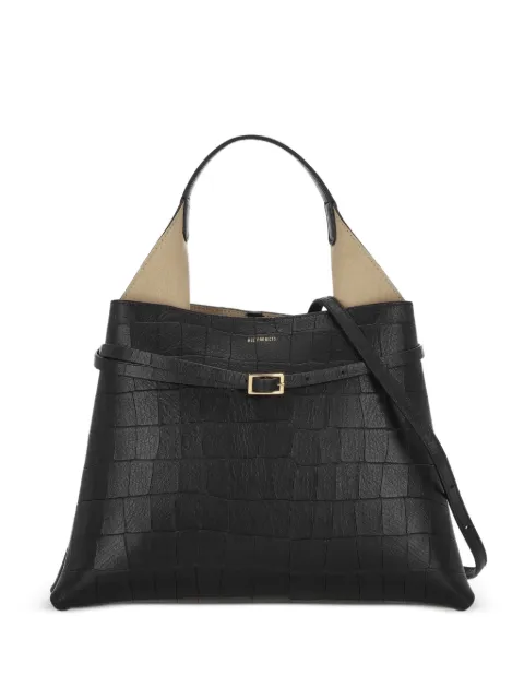 REE PROJECTS mini Clare leather tote bag Black TOTCLAMIB1SOCR