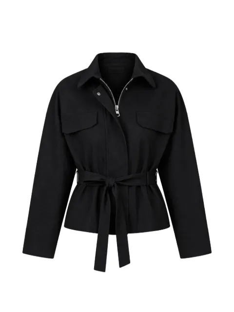 Theory belted pocket jacket Black Q0101105