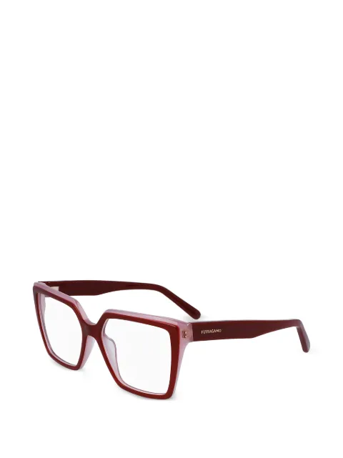Ferragamo Eyewear square-frame glasses Red SF2950N614