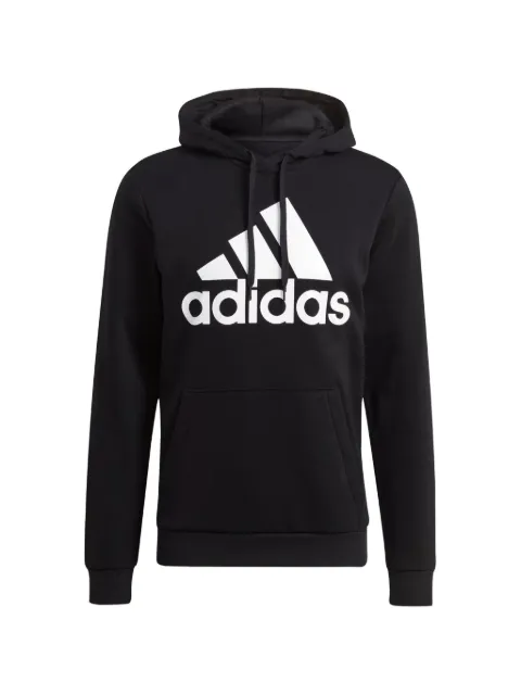 adidas big logo hoodie Black GK9220