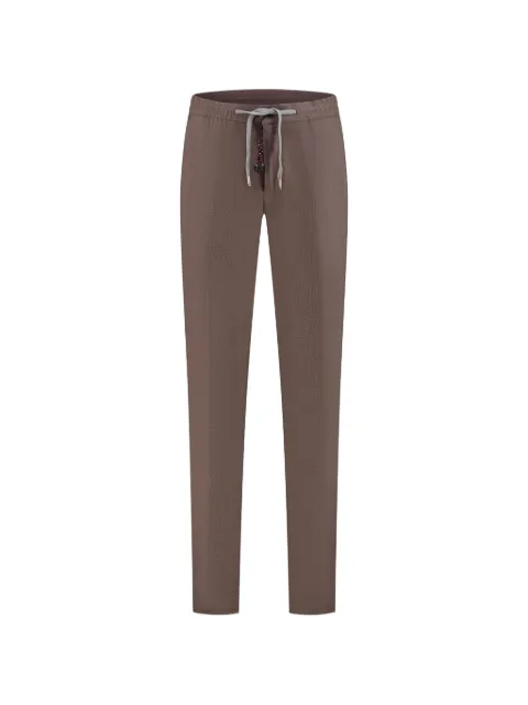 Marco Pescarolo drawstring-fastening trousers Brown CARACCIOLO531709