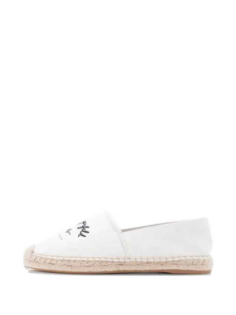 Karl Lagerfeld round-toe espadrilles White KL80110A9T1