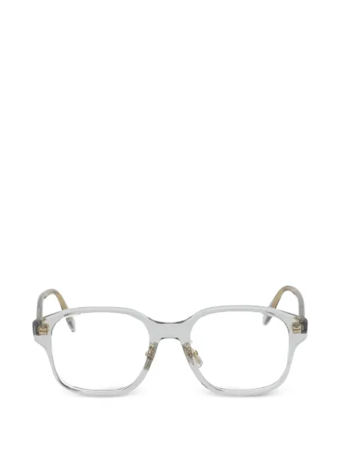 LOEWE square full rim eyeglasses Grey LW50084F020