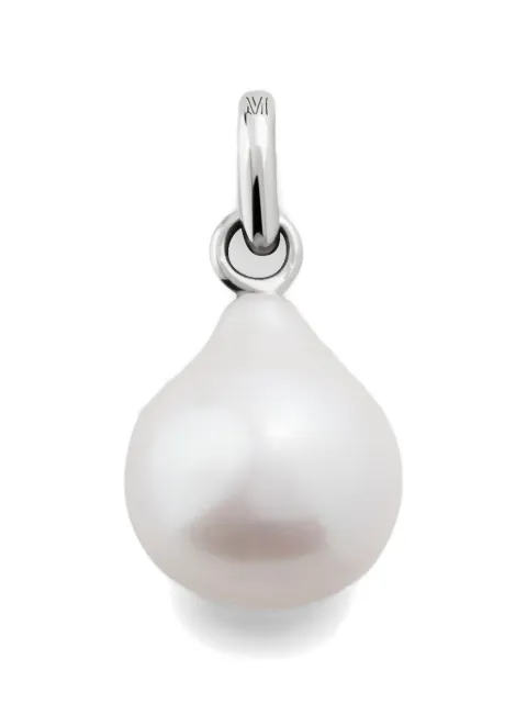 Monica Vinader small baroque pearl pendant Silver SSPTBBPTPRL