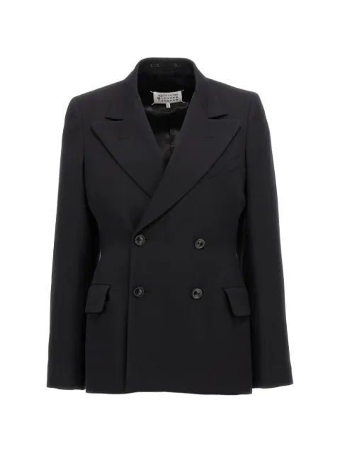 Maison Margiela double-breasted blazer Black S50BN0527M35032