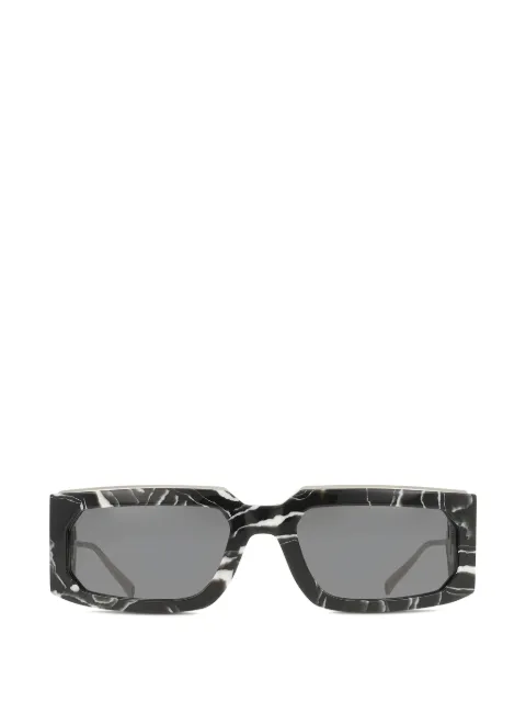 Philipp Plein Eyewear rectangle marble sunglasses Black SPP119M0Z21