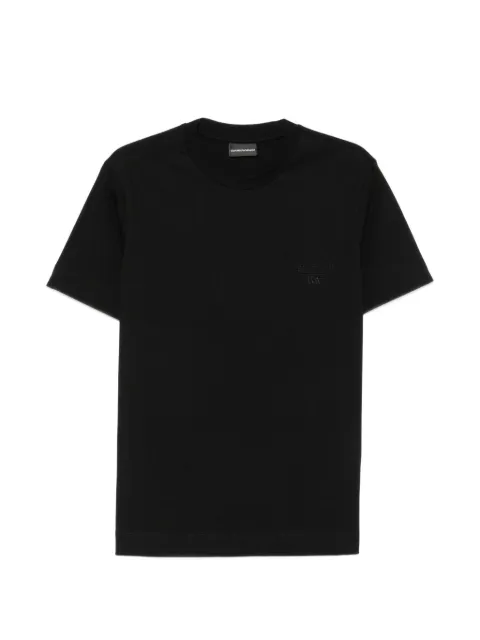 Emporio Armani logo-embroidered T-shirt Black EM004911AF13715