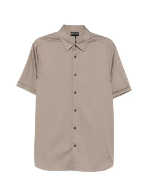 Emporio Armani short-sleeve button-down shirt Grey EM005124AF23800