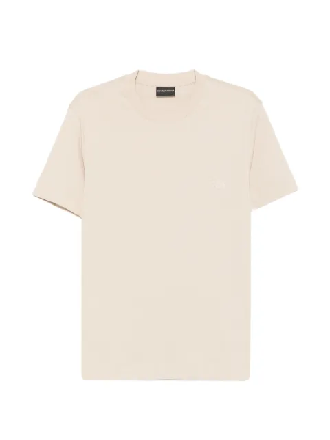 Emporio Armani logo-embroidered T-shirt Neutrals EM004911AF13715