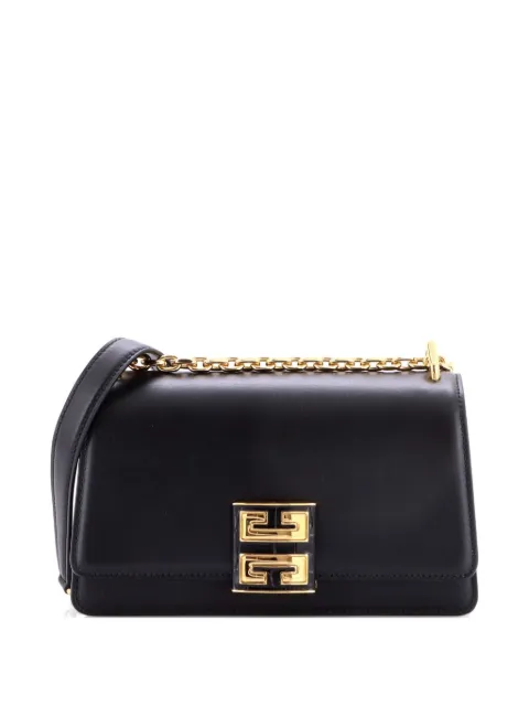 Givenchy Pre-Owned 4G Cube Chain Top Handle Bag Leather Small shoulder bag Black NPJ2F9LK0NF50YOT