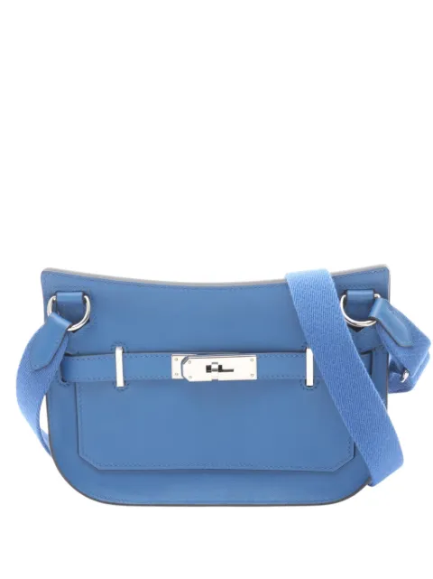 Hermès Pre-Owned 2023 Mini Swift Jypsiere shoulder bag Blue 3K9488731CPXQJXC