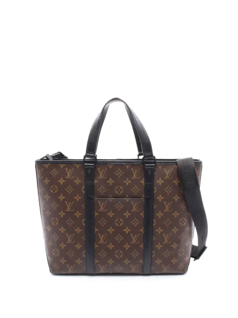 Louis Vuitton Pre-Owned 2010-2026 Monogram Macassar Weekend Tote PM satchel Brown O71800ZD598F3FCH