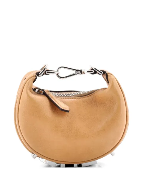 Fendi Pre-Owned Fendigraphy Bag Leather Nano hobo bag Neutrals AXIJ3IDN1IPE9SJE