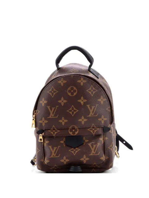 Louis Vuitton Pre-Owned Palm Springs Monogram Canvas Mini backpack Brown MIA5PFP01L9US2UG