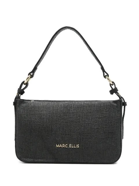 Marc Ellis Cleo textured-finish shoulder bag Black CLEOSUEDE