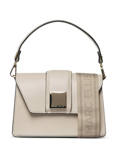 Marc Ellis Kourtney logo-plaque tote bag Neutrals KOURTNEYMRH