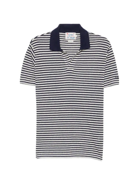 MC2 Saint Barth Rye striped short-sleeved T-shirt Blue RYE0001