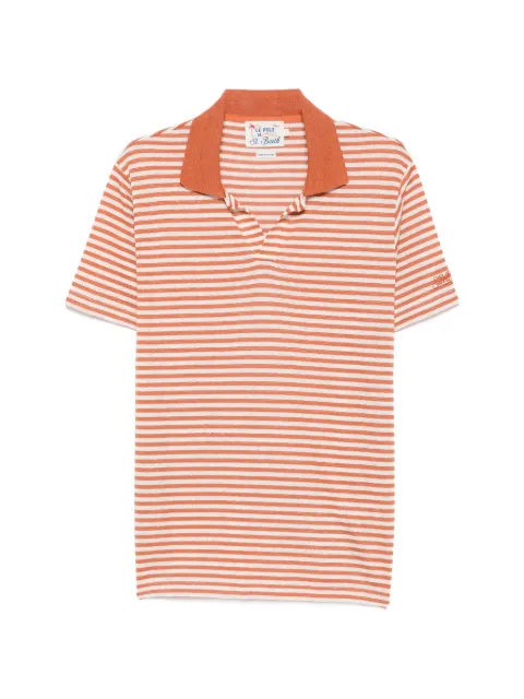 MC2 Saint Barth Rye striped short-sleeve T-shirt Orange RYE0001