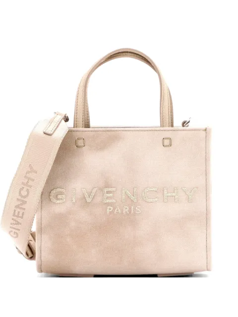 Givenchy Pre-Owned G- Canvas Mini tote bag Neutrals 9MD741WSDHNG7C4X
