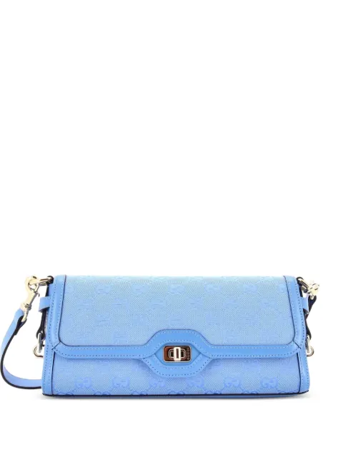 Gucci Pre-Owned Luce Canvas Small shoulder bag Blue RXBL8TCGDBYODGMX