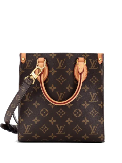Louis Vuitton Pre-Owned Sac Plat NM Bag Monogram Canvas BB tote bag Brown N2PEIXE5RK5OSGMF