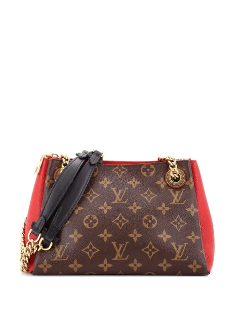 Louis Vuitton Pre-Owned Surene Handbag Monogram Canvas with Leather BB shoulder bag Brown MH664J3EGACLAM2D