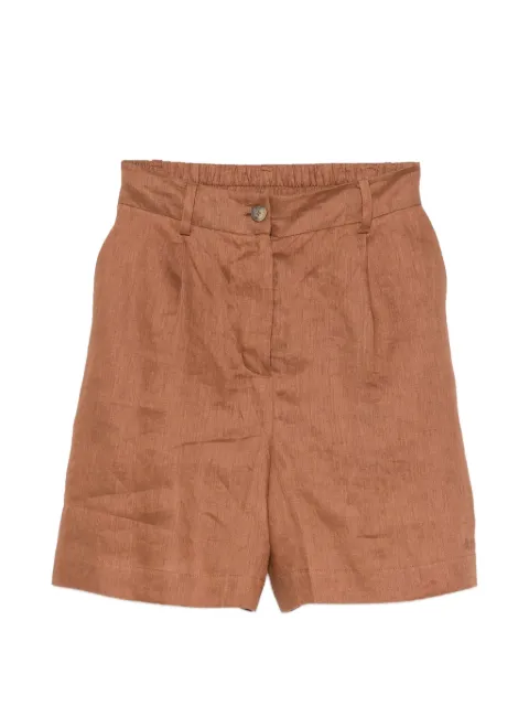 MC2 Saint Barth Maggy elasticated-waistband shorts Brown MGG000100121L
