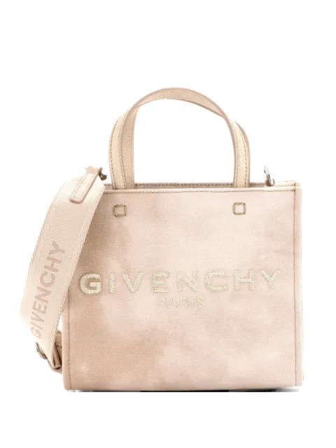 Givenchy Pre-Owned G- Canvas Mini tote bag Black XD8OK3DZR6IJ1Q7G