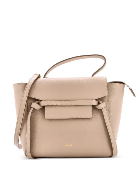 Celine Pre-Owned Belt Bag Textured Leather Pico shoulder bag Neutrals G8A7P0QQ39DS9B06