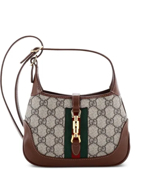 Gucci Pre-Owned Jackie 1961 GG Coated Canvas Mini hobo bag Brown 6C79NYIAQRITOVTD