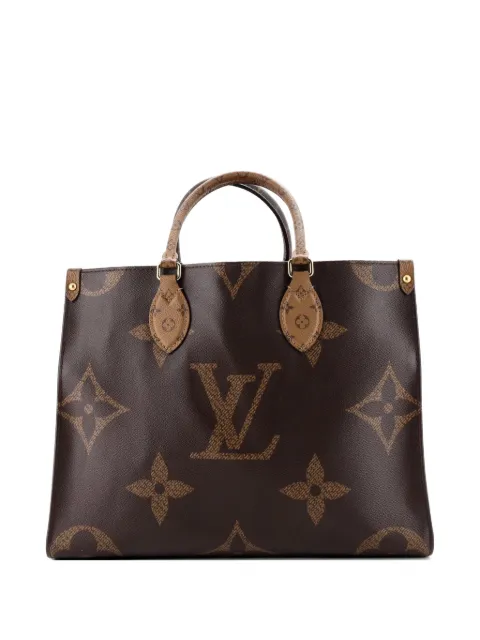 Louis Vuitton Pre-Owned OnTheGo Reverse Monogram Giant MM tote bag Brown 3HVQELSI36FDJ2JN