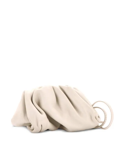 Bottega Veneta Pre-Owned The Pouch Coin Purse Leather clutch bag Neutrals 1ABARI90WEATW8BW