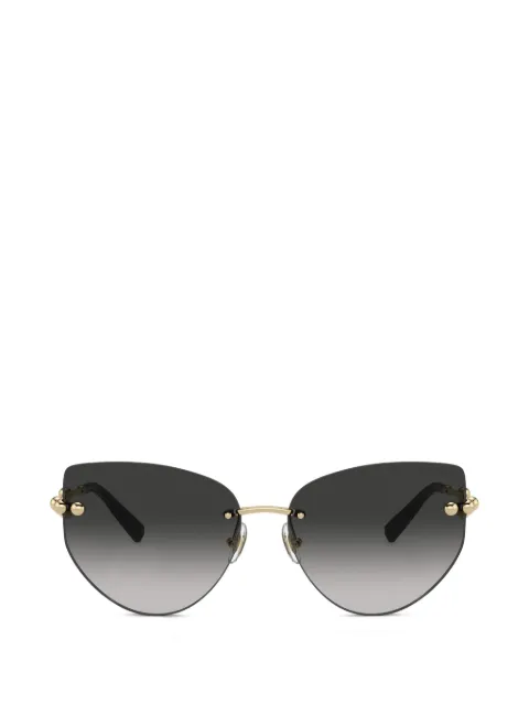 Tiffany & Co Eyewear cat-eye rimless sunglasses Gold TF3096