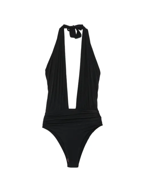 Balmain logo-detail swimsuit Black BKBUB2510001