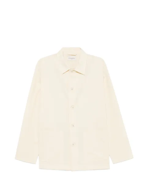 Officine Generale long-sleeve button-fastening shirt Neutrals S26MOVS072