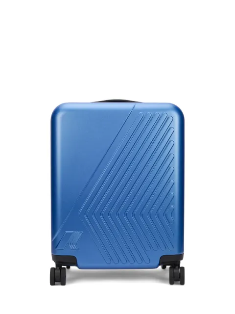 K-Way debossed-logo suitcase Blue K4125ZW