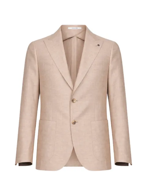 Tagliatore peak-lapel two-button blazer Neutrals 1SMC26KPEA40008T1305