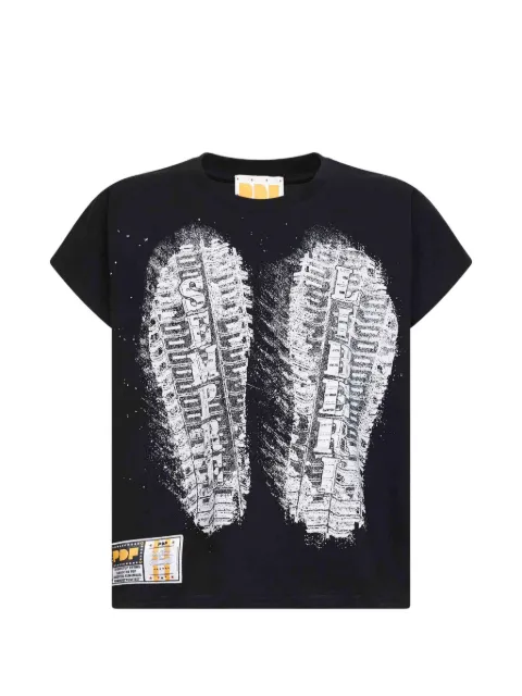 PDF Barti Sempre Liberi graphic T-shirt Black DFM54033TJ112