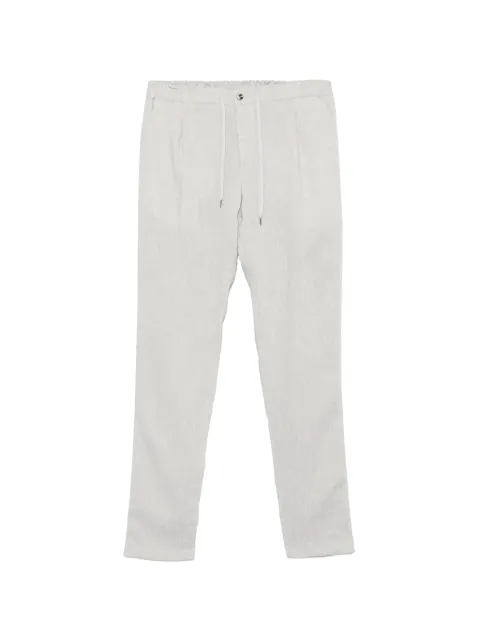 PT Torino drawstring tailored trousers Grey COTSCNZA0CL1BB580200
