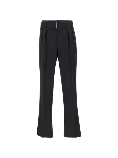 Tagliatore belted pleated trousers Grey PNEVIL24340021